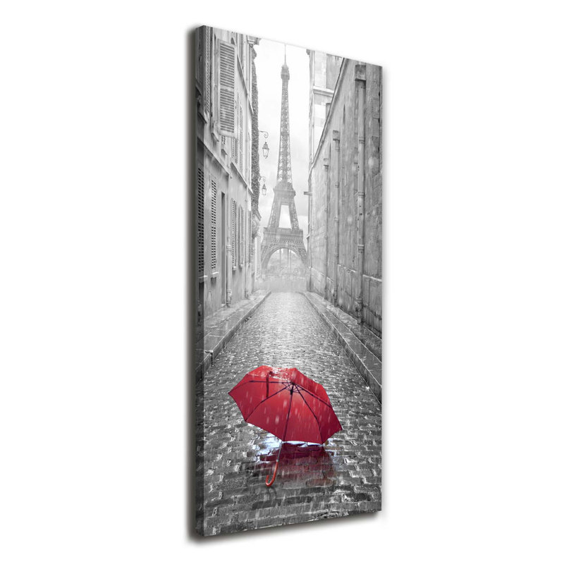 Parasol France - Wrapped Canvas Print