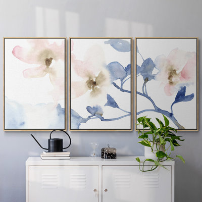 " Cherry Blossom Light I " 3 - Pieces