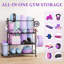 Metal Freestanding Multi-Use Sports Rack