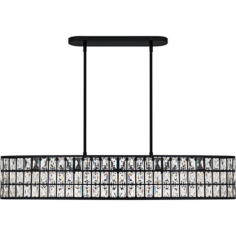 Lustre linéaire Gibson, Noir mat