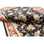 Hand-Knotted High-Quality Black and Wine Area Rug