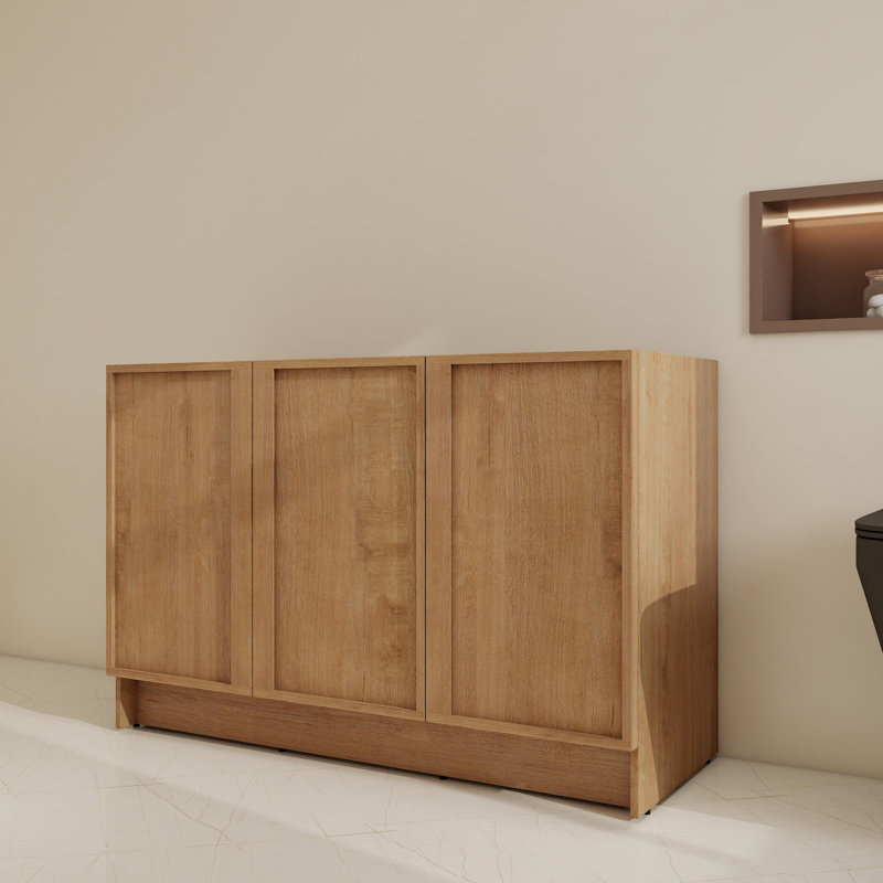 Bases de meuble-lavabo simples autoportantes 48 "avec tablettes réglables 48", L 48 po
