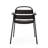 Matte Black Iron Bistro With A Comfortable For Outdoor Relaxation Backyard In Iron, Offering Stylish Retreat