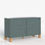 Commode double en bois massif 47,24 po Jada-770450938