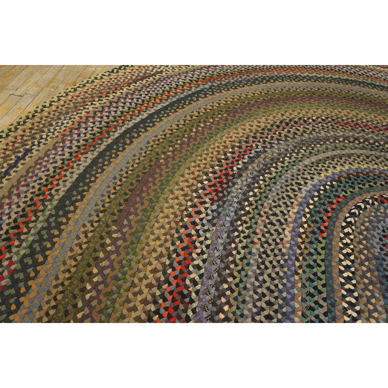 Tapis antique à large tissage plat antique