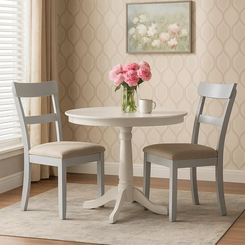 Chaise d'appoint en tissu beige