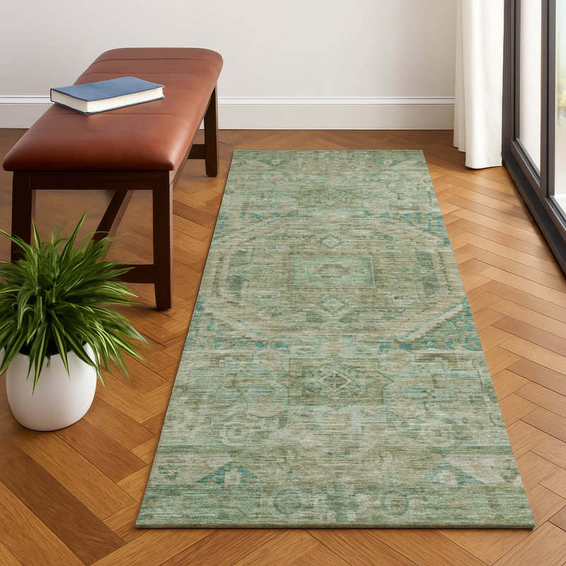 Tapis de qualité supérieure lavable à la machine AMF1743 Global, Tapis de couloir 2 pi 3 po x 7 pi 6 po