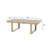 12-Person Rectangular Manufactured Wood Dining Table