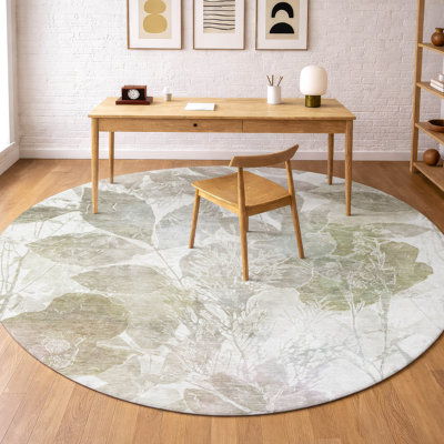 Tapis botanique intérieur / extérieur lavable à la machine Chantille ACN2885