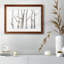 Birch Trees II - reproduction encadrée rustique avec tableau mat-689630022-689630019