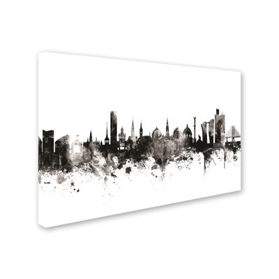 « copenhague danemark horizon i », reproduction d’impression sur toile tendue