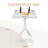 Foldable White Square Dining Table With 4 Legs, Perfect For 2-4 People, 23.6" Metal Desk, Waterproof & Rust-Resistant, Industrial Modern Space Saving Table For Kitchen, Apartment-117495561