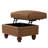 Djuana Transitional 27"W Lift-Top Leather Ottoman with Storage-317521040