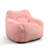 Compression Large Velvet Fabric Heart-Shaped Bean Bag Chair-1208658359