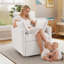 Fauteuil inclinable manuel pivotant de 34,3 po-1485005379