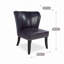 Fauteuil d'appoint 25,6 po x 27,2 po x 32,8 po en cuir PU