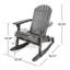 Chaise berçante Malibu Adirondack-2309127