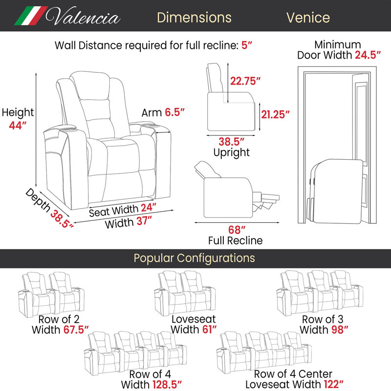 Venice Leather Recliner