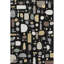 Tapis géométrique lavable à la machine de qualité supérieure Mayfield AMF2393-109957431-109957433
