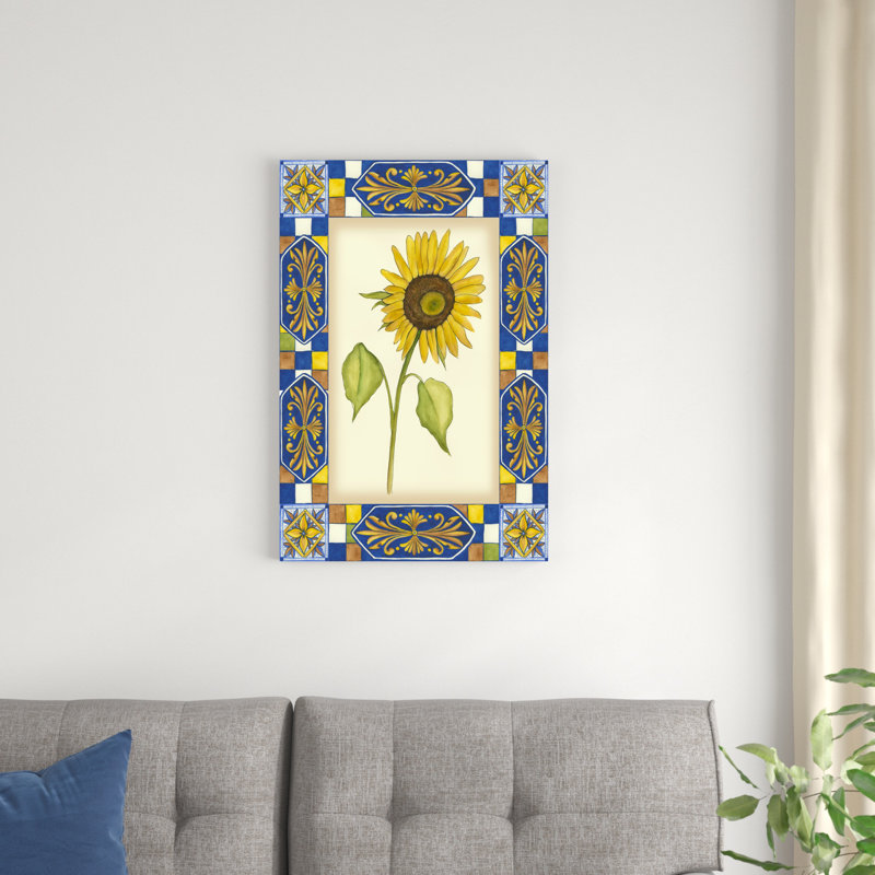 Toscane tournesol II, H 30 po x l 20 po x P 1 po