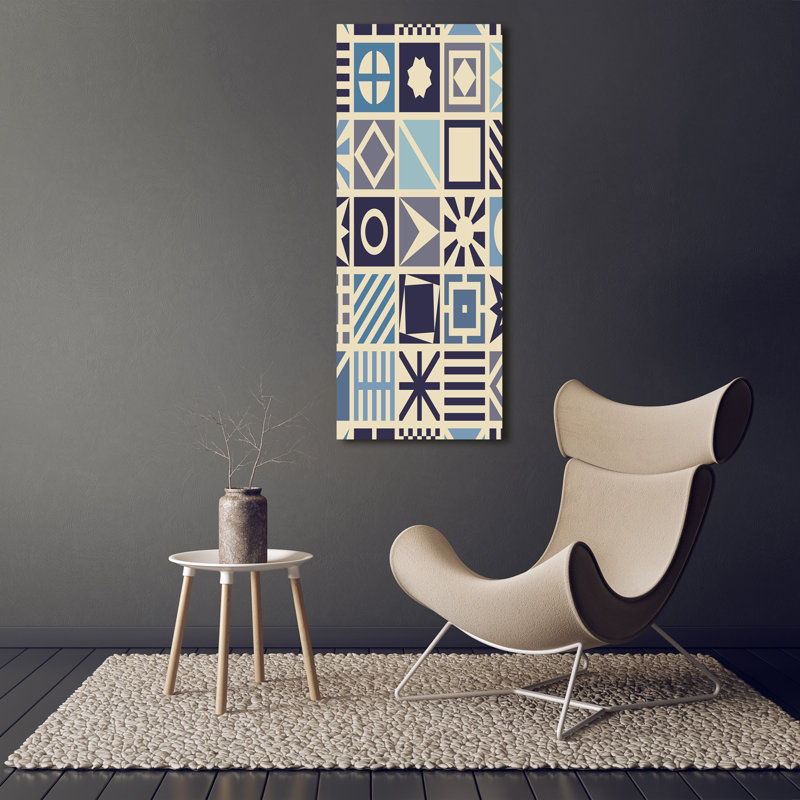 Geometric Background - Wrapped Canvas Print