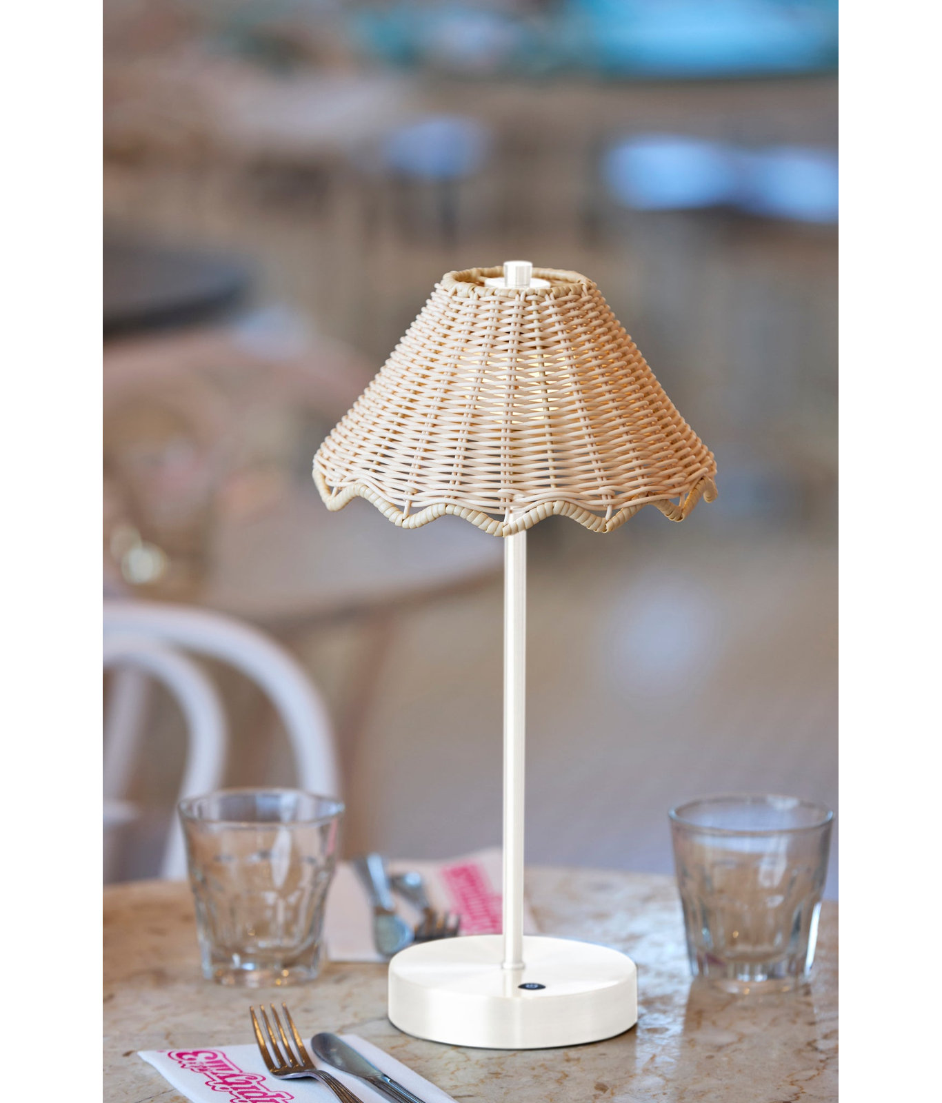 LED Cordless Table Lamp, White