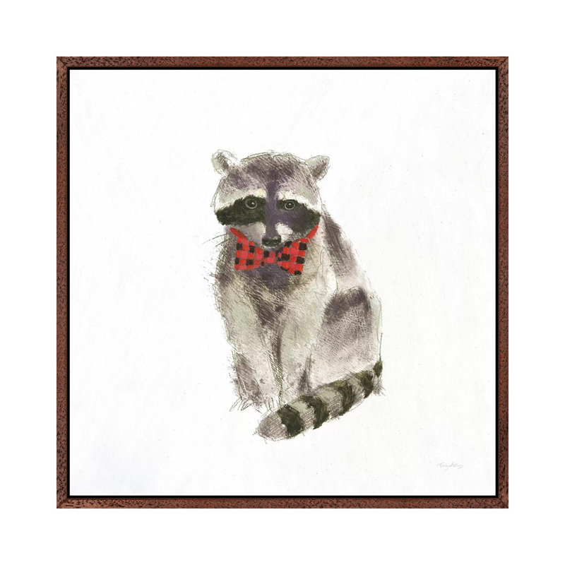 Into the Woods in Style VIII 1 Piece Painting on Canvas, 93.98cm H x 93.98cm W x 3.81cm D, Classic Brown Wood Framed