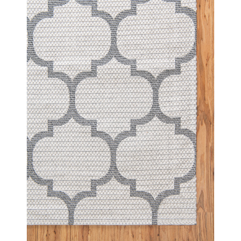 Vercher Cotton Geometric Indoor Rug, Rectangle 2'2" x 3'