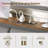 Upholstered Headboard Metal Frame with Charging Station and Storage-84490709-96243449