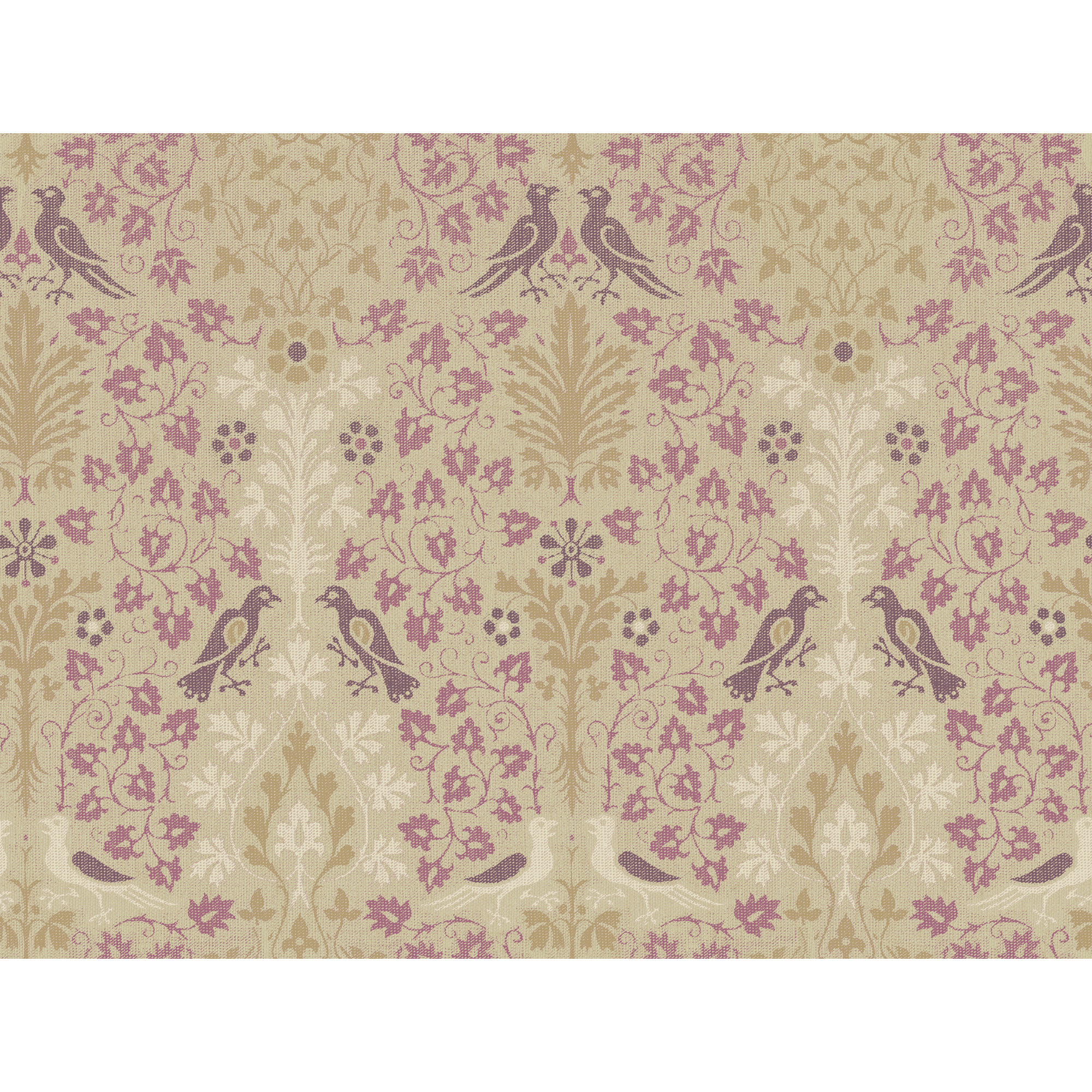 Yuki Osada Damask Wallpaper, Beige