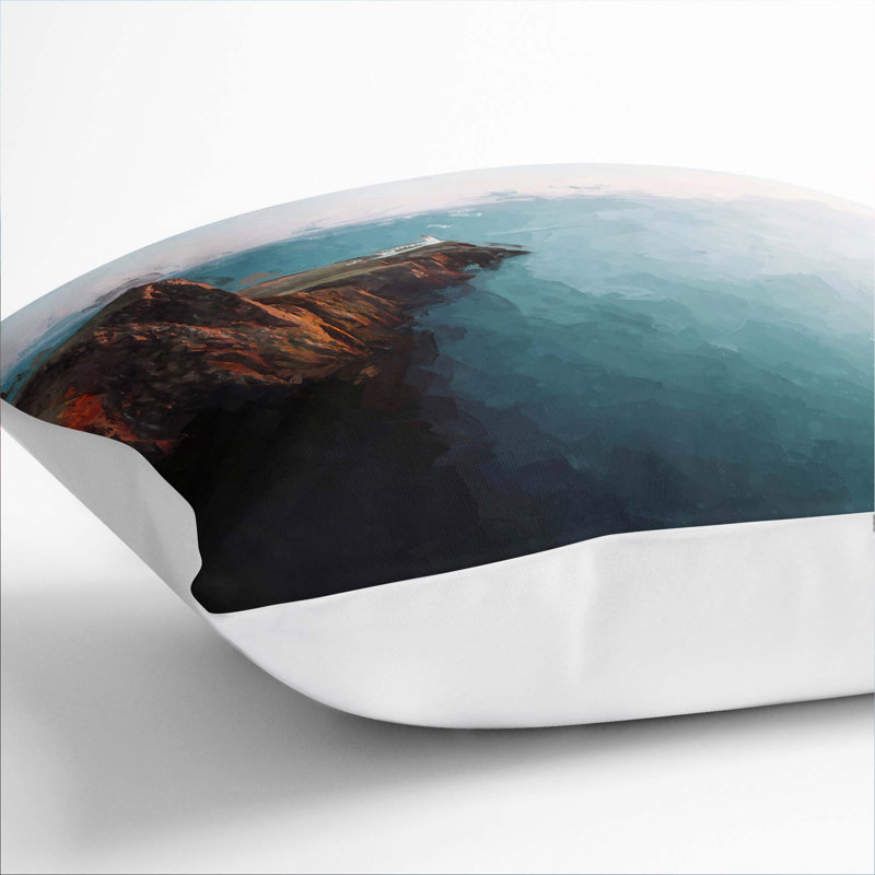 Square Cushion, 40cm H x 40cm W x 15cm D, White