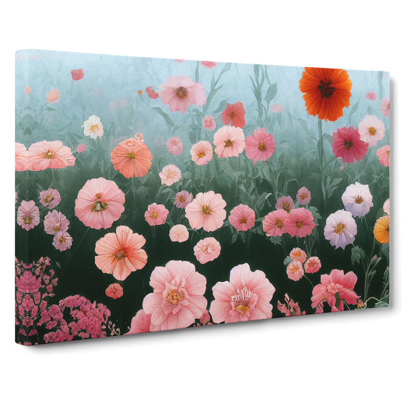 Astounding Flower Market - Wrapped Canvas, 35cm H x 50cm W x 3cm D