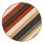 Tapis moelleux moelleux d'inspiration mondiale Teterboro en brun - reliure beige