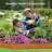 Corten Steel Landscape Edging - 6 Pack Pre-Rusted Heavy Duty Hammer-In Garden Border, No-Dig Design