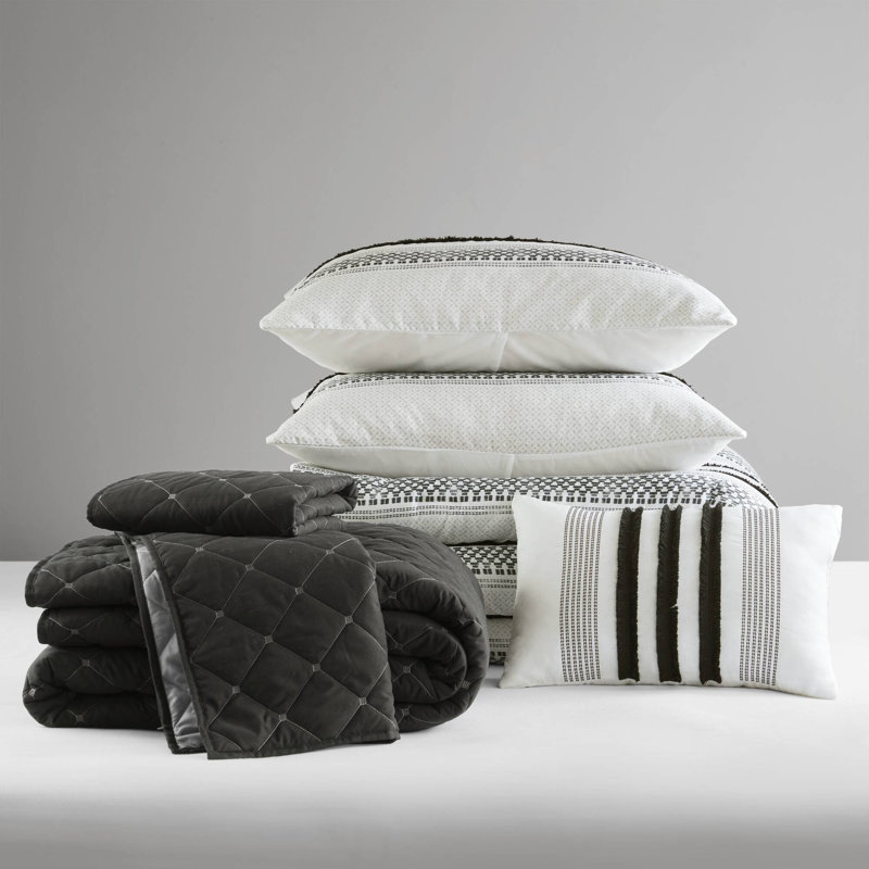 Piece Full Queen Polyester Bedding Sets, Modern Coastal Style For Home