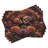 Polyester Vermilion Dark Magenta Rectangle Placemat