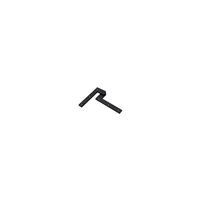 99'' x 16'' Butt Bearing Hinge, Black