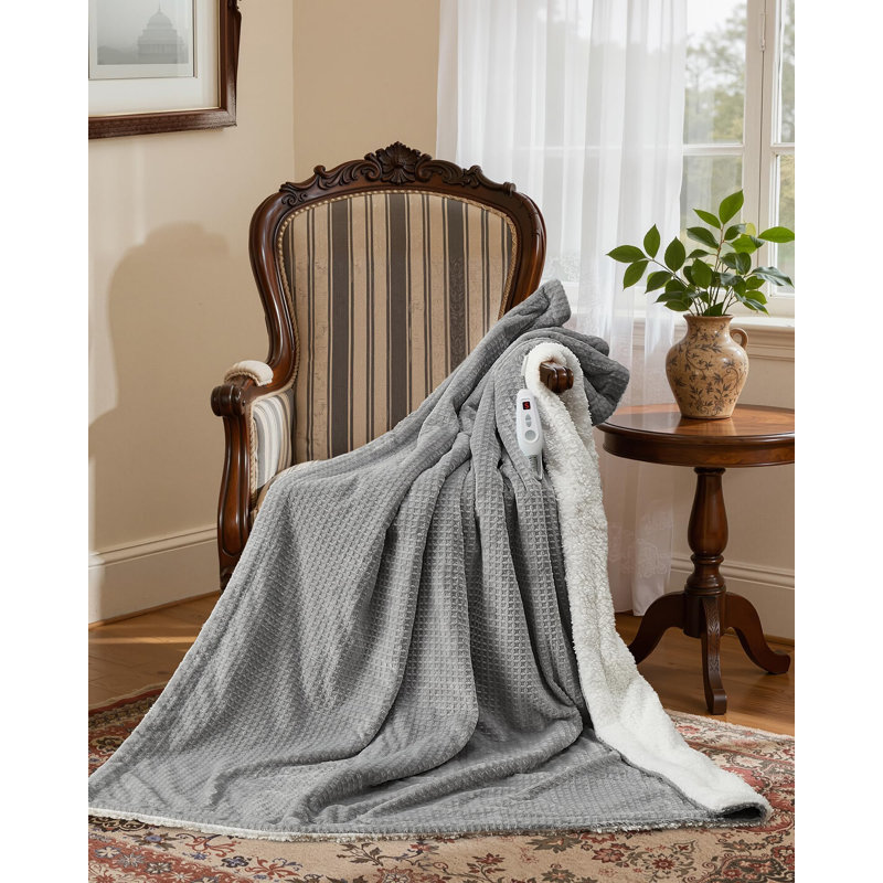 Throw Blanket, 130cm W x 160cm L, grey