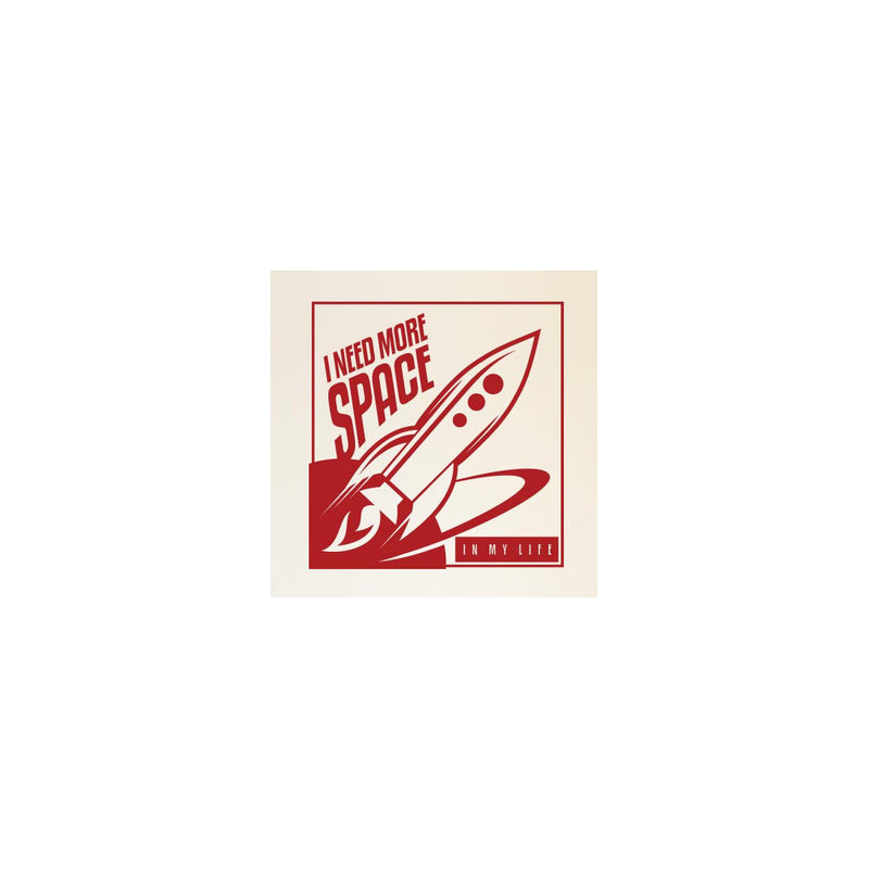 Non-Wall Damaging Wall Decal, Dark Red