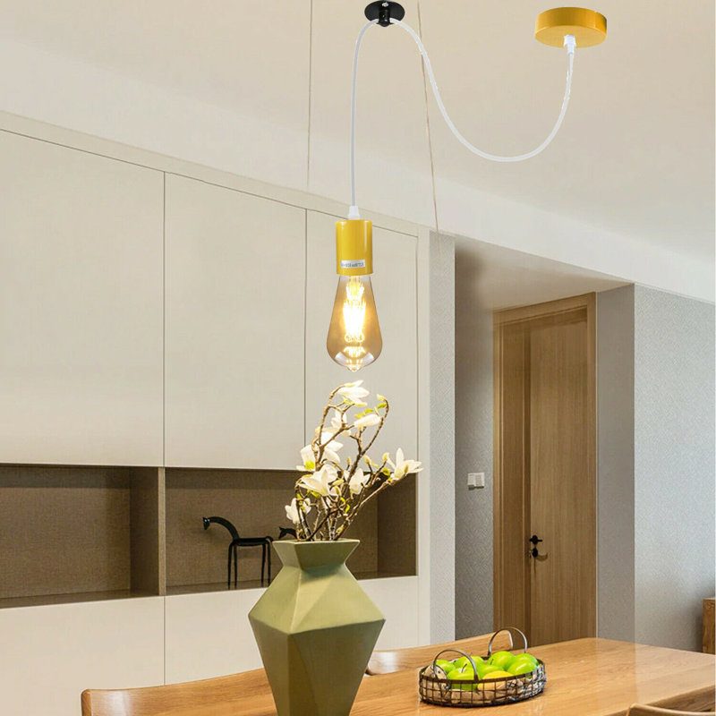 Sandusky 1 - Light Yellow Single Pendant