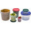 Contenant alimentaire rond 2 pintes - transparent-87119690