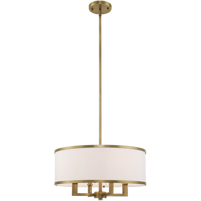 4 - Light Drum Chandelier