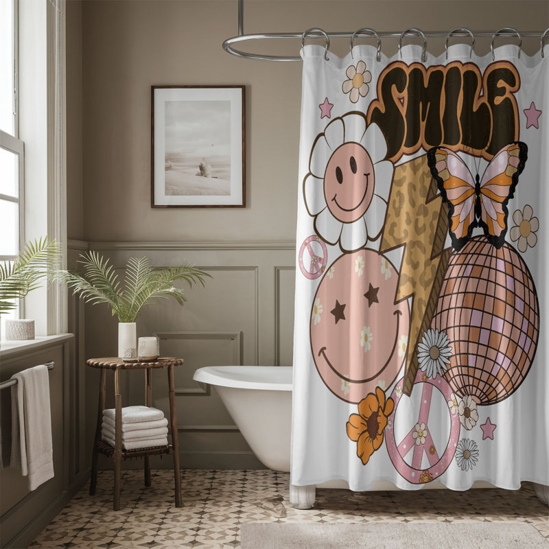 Mariauna Shower Curtain, H 74 po x l 71 po