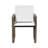 Joly Rectangular 87" 8 - Person Dark Brown Dining Set with Armchairs