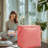  Double Zipper Storage Bags Large Moving Packing Bags, Closet Organizers and Storage, Heavy Duty Clothes Storage Bins Containers for Blanket, Comforter, Pillow, Bedding, Pink-1493600829