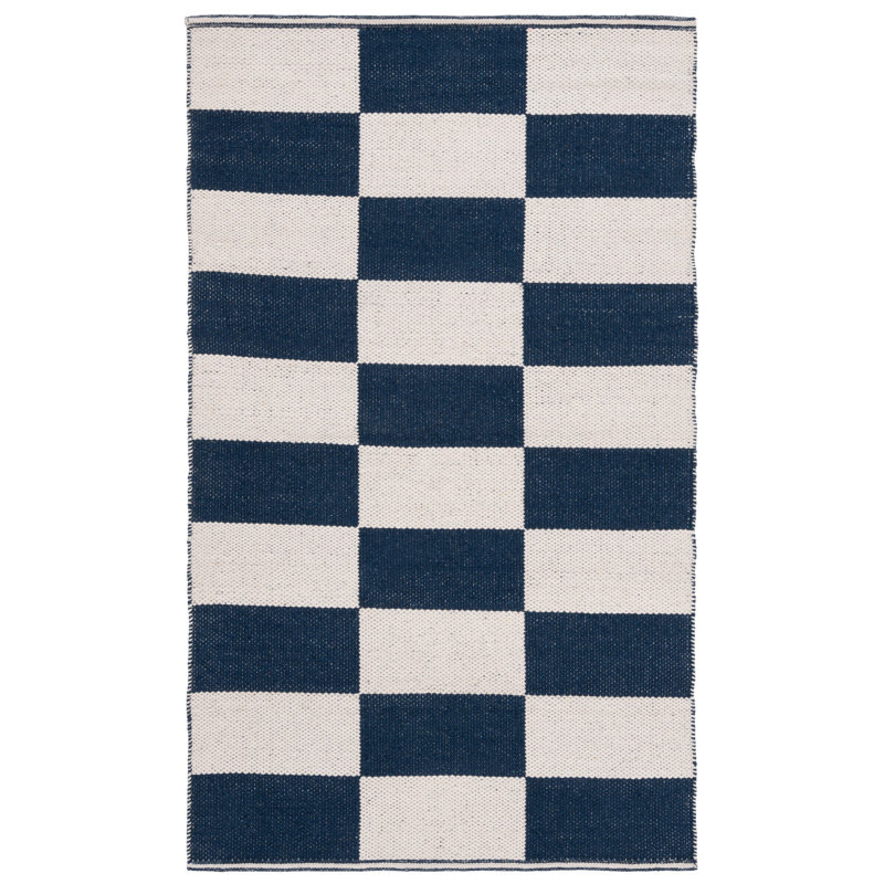 Montauk 705 Area Rug In Navy / Ivory, Rectangle 3' x 5'