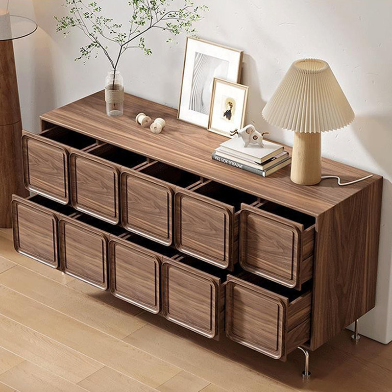 Commode décorative nord-américaine, H 33,46 po x l 53,15 po x P 17,72 po