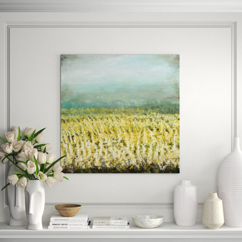Golden Fields Print by Beverly Fuller, Outdoor, 36" H x 36" W