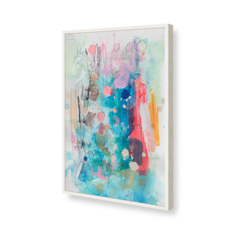 «Glory Abstracts III» par Allison Ford, reproduction d'art, H 18 po x l 12 po, Blanc