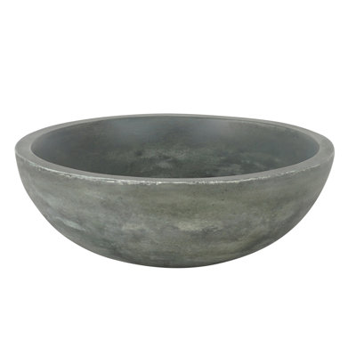 Barclay Cordell 11.87'' Copper Green Concrete Circular Bathroom Sink